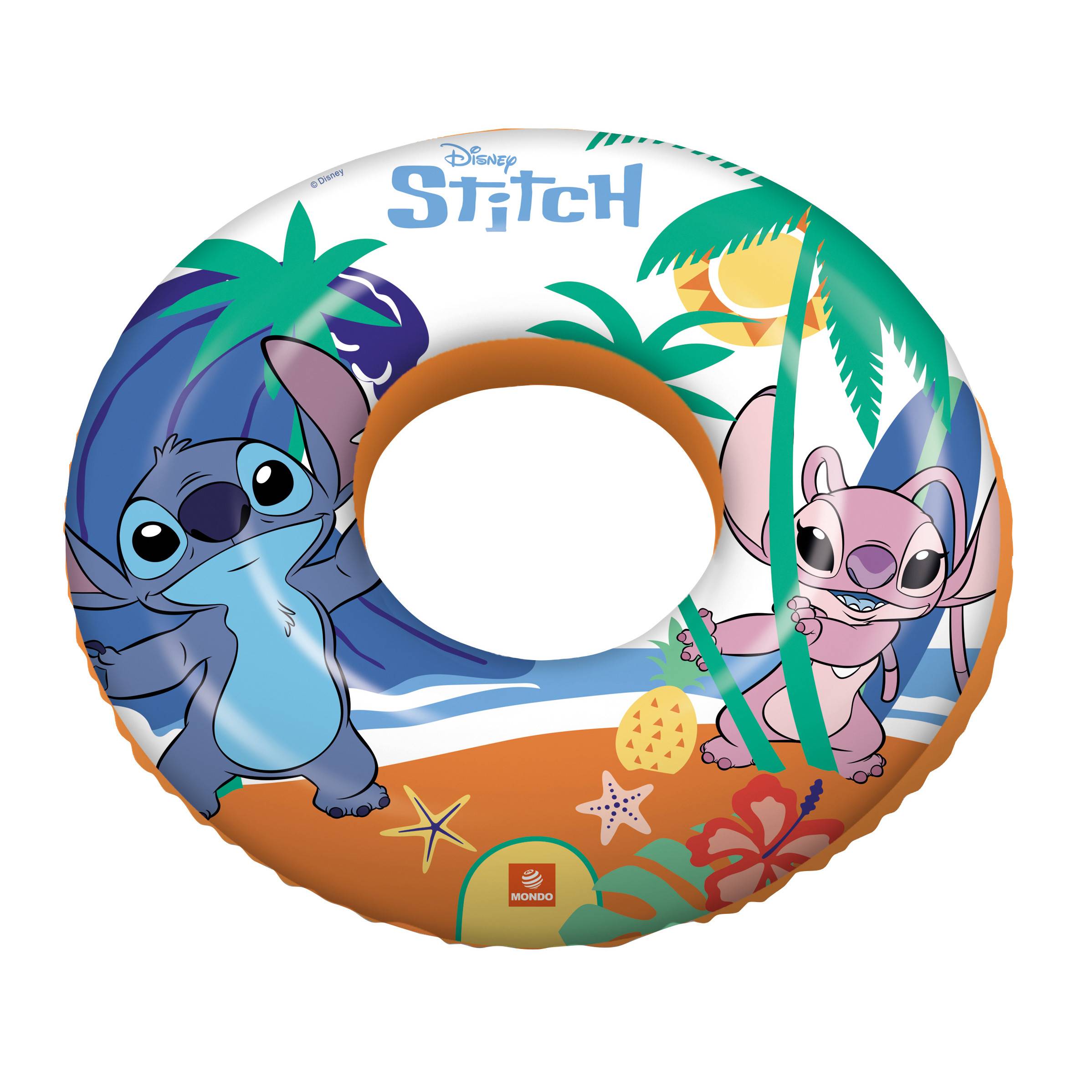 Happy People - Disney Stitch Schwimmset (3-teilig) Planschbecken Pool Wasserball Schwimmring