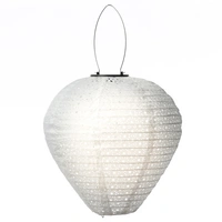 LED Solar Lampion Ballon Blumenmuster weiß D: 30cm Party Balkon Gartenlampion LED Solar Lampion Ballon Blumenmuster weiß D: 30cm Party Balkon Gartenlampion