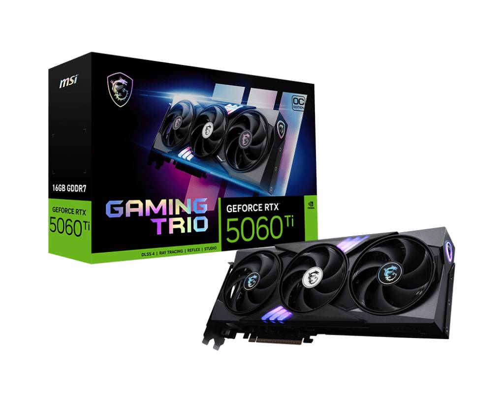 MSI RTX5060 TI 16G Gaming Trio OC 16GB GDDR HDMI 3xDP