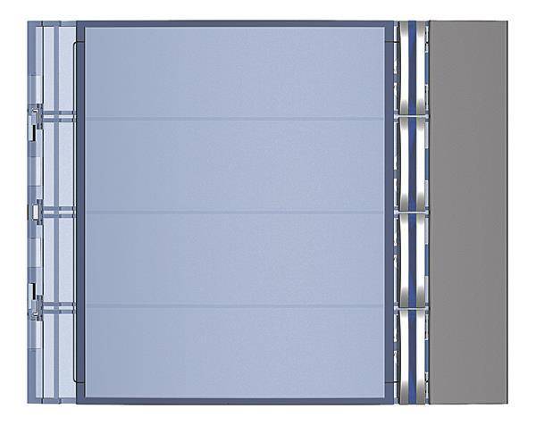 BTicino 352043 Frontblende Ruftasten- modul SFERA 4RT Allstreet Install.Baumaterial