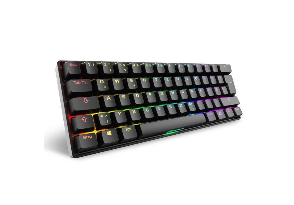 Sharkoon Gaming Tastatur Skiller SGK50S4 Gen2 schw.-gelb RGB