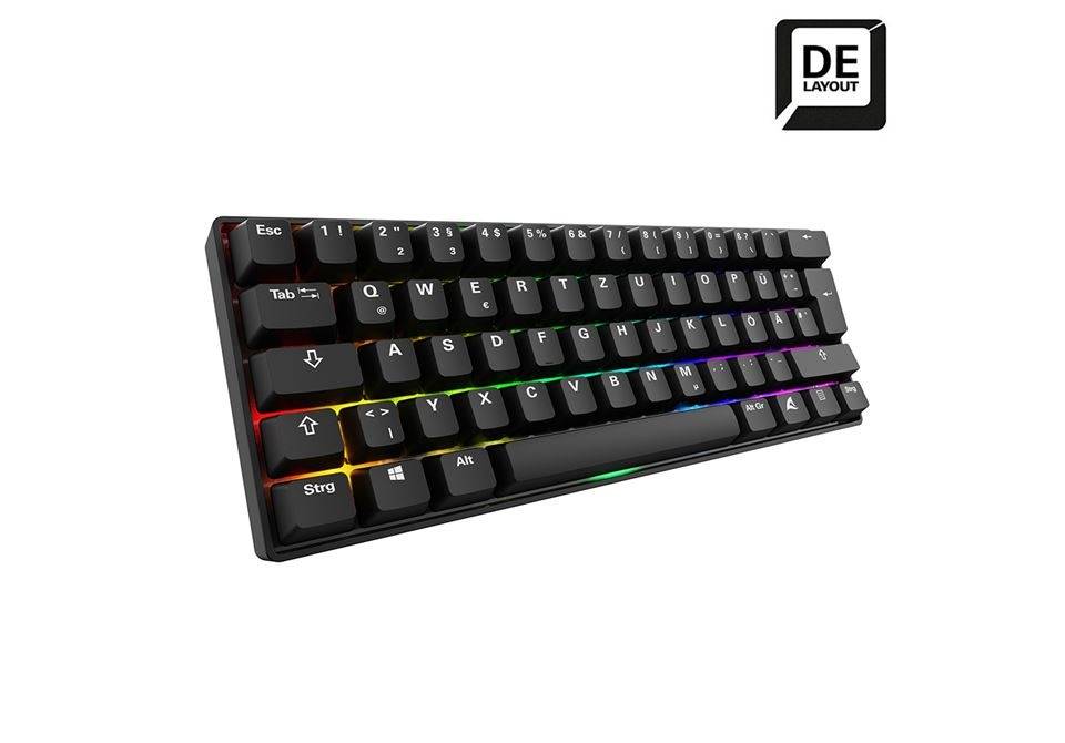 Sharkoon Gaming Tastatur Skiller SGK50S4 Gen2 PBT scw-gelRGB