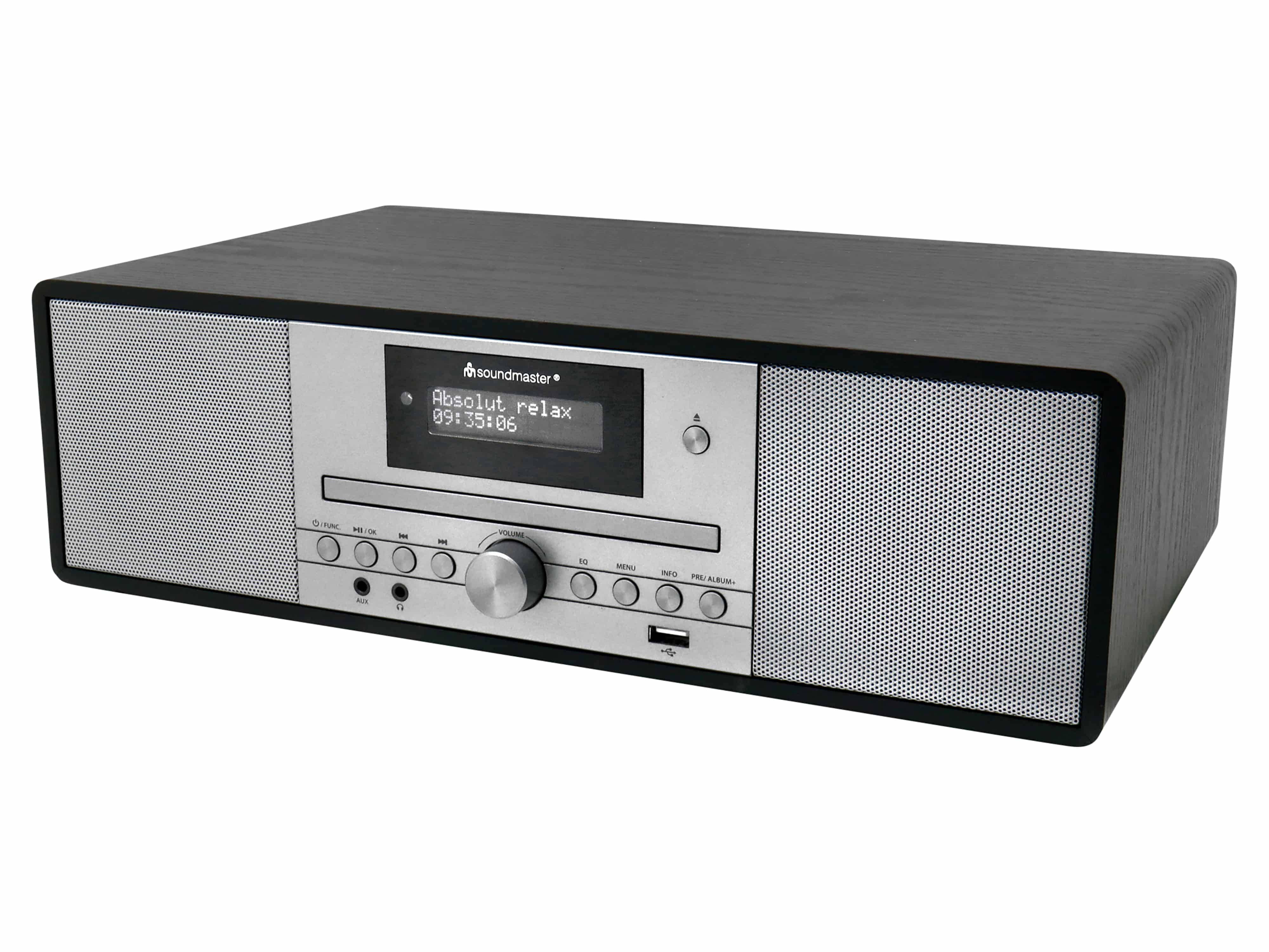 SOUNDMASTER Stereo-Musikcenter DAB980SW, DAB+/UKW, CD, MP3, USB, BT