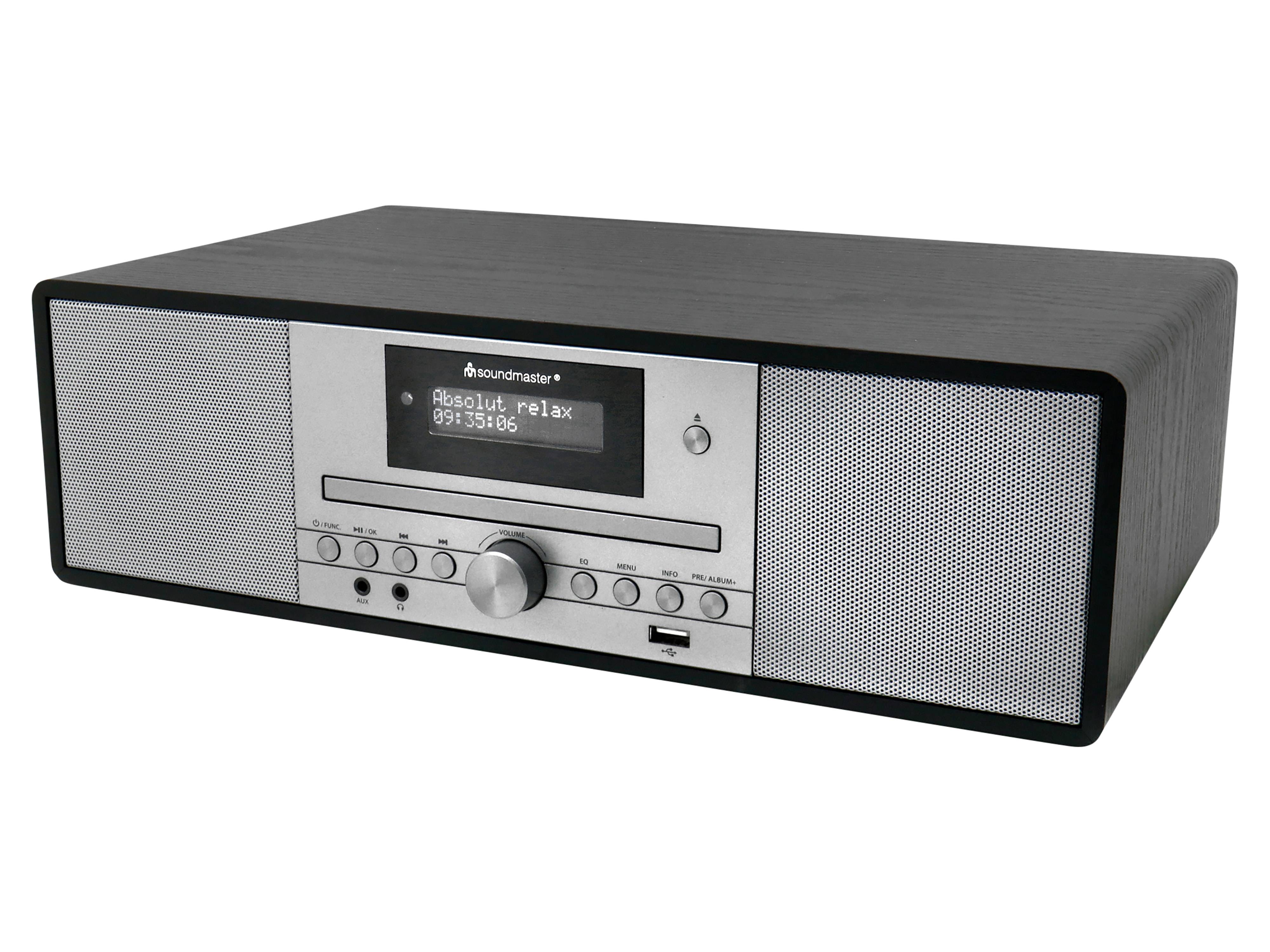 SOUNDMASTER Stereo-Musikcenter DAB980SW, DAB+/UKW, CD, MP3, USB, BT