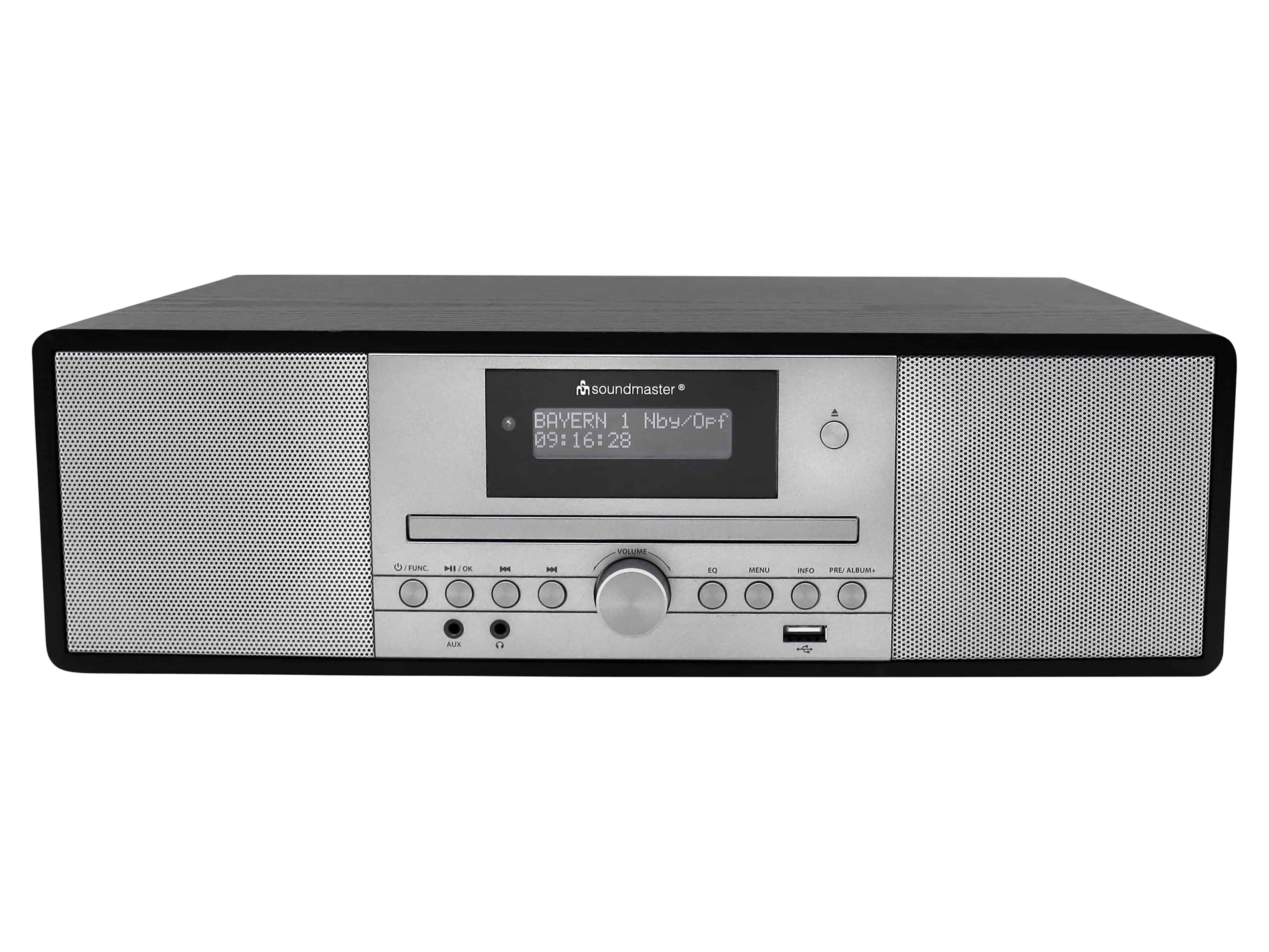 SOUNDMASTER Stereo-Musikcenter DAB980SW, DAB+/UKW, CD, MP3, USB, BT