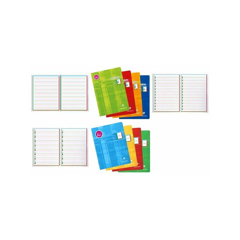 Clairefontaine Cahier piqûre DYS, 170 x 220 mm, 48 pages