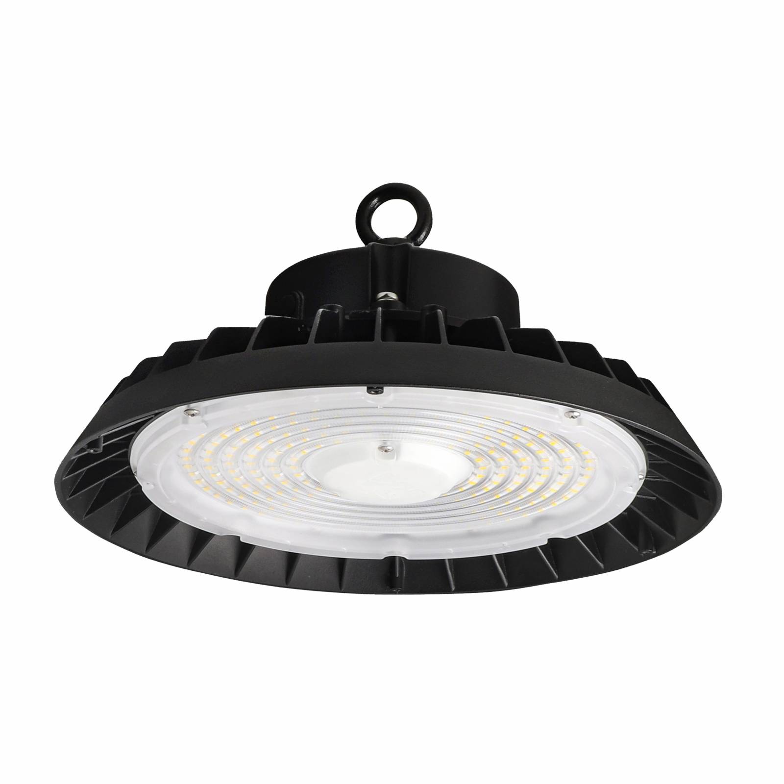 Spectrum LED PLATEO 4 HIGH BAY 100-200W Hallenleuchte 31000lm schwarz 90° 230V IP65 IK09 Neutralweiß 4000K