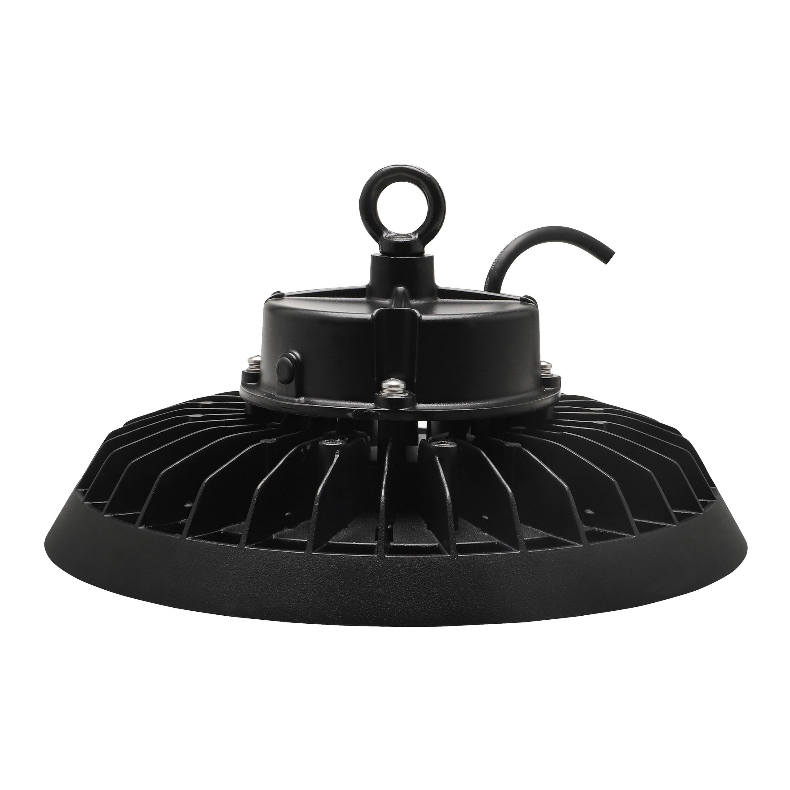 Spectrum LED PLATEO 4 HIGH BAY 100-200W Hallenleuchte 31000lm schwarz 90° 230V IP65 IK09 Neutralweiß 4000K