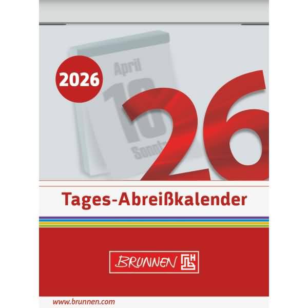 Abreißkalender 53,6x71mm 2026
