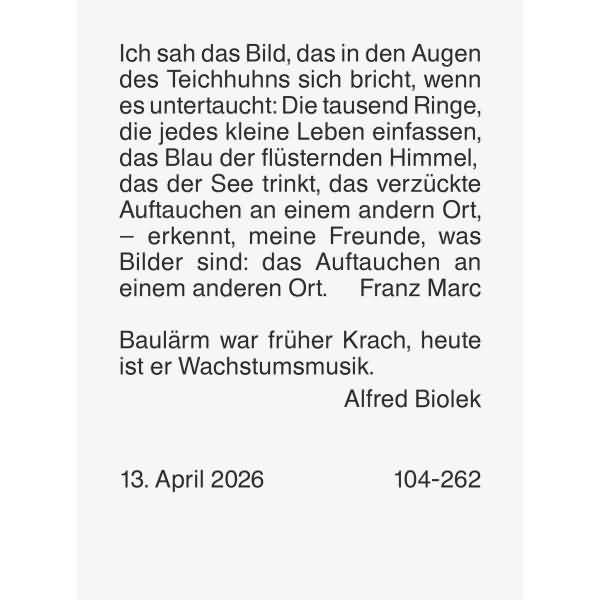 Abreißkalender 53,6x71mm 2026