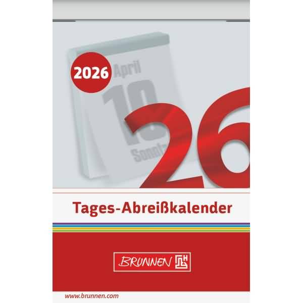 Abreißkalender 54x80mm 2026