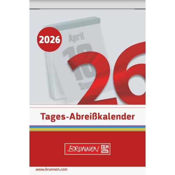 Abreißkalender 65x98mm 2026