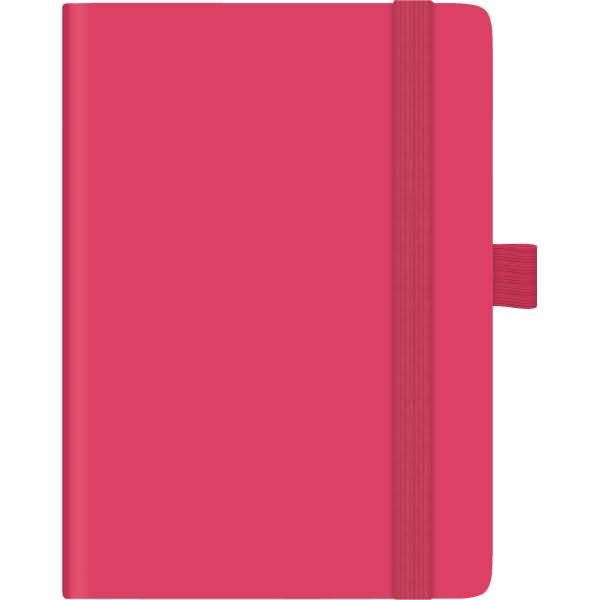 Taschenkalender Kompagon 10x14cm PU-Einband pink Kalendarium 2026