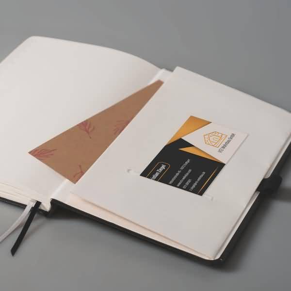 Buchkalender Kompagnon A5 PU-Einband braun Kalendarium 2026