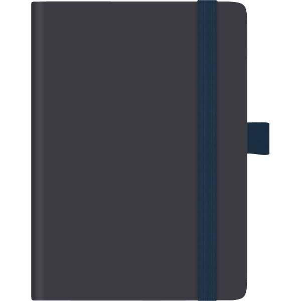 Taschenkalender Kompagon 10x14cm PU-Einband dunkelblau Kalendarium 2026