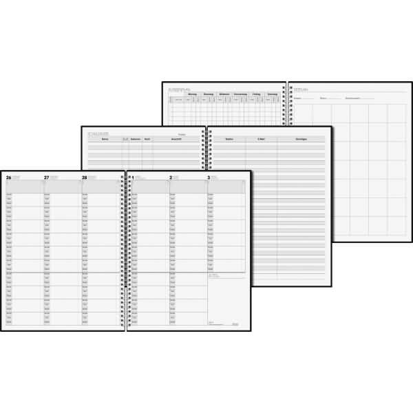 Lehrerkalender 1 Woche/2 Seiten 2025/2026 ca. A4 23x29,7cm Baladek blau