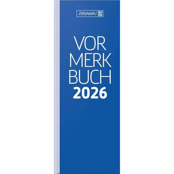 Vormerkbuch 784 11x29,7cm 2 Tage/Seite Pappe blau 2026