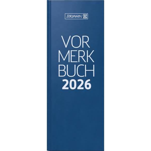 Vormerkbuch 786 11x29,7cm 1 Tag/2 Seiten Balacron-Deckenband blau 2026