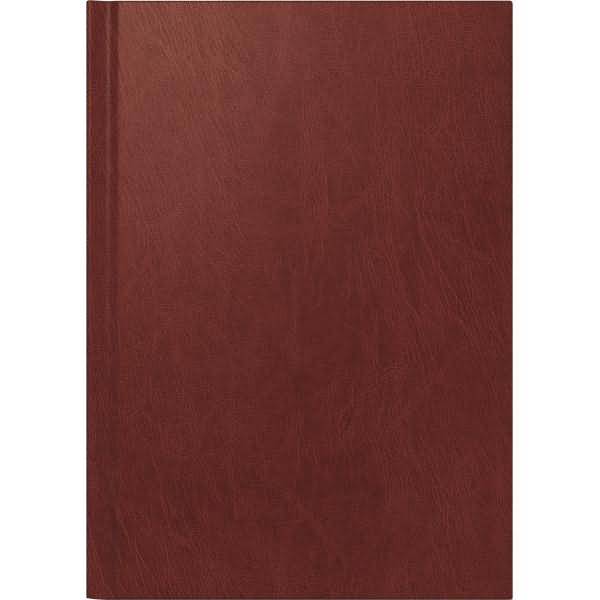 Buchkalender 795 A5 1 Tag/Seite Miradur-Einband weinrot 2026