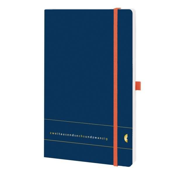 Buchkalender Origins A5 1 Woche/2 Seiten Ocean Blue Elementary 2026