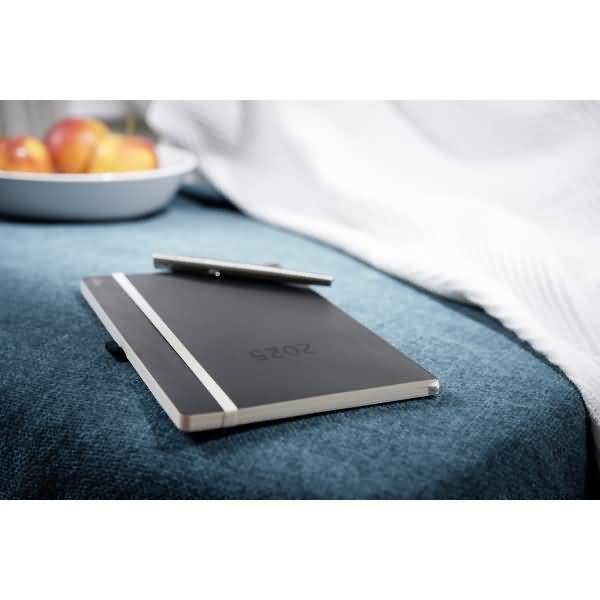 Buchkalender Chronobook Softcover Black Edition A5 1 Woche/2 Seiten schwarz 2026