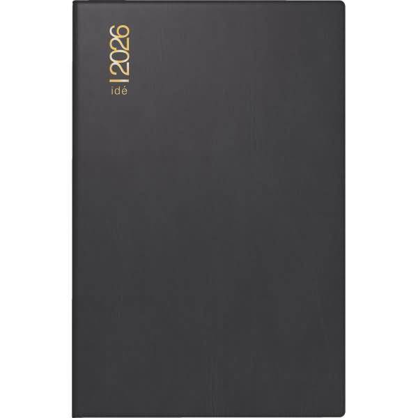 Taschenkalender Partner Industrie I 7,2x11,2cm 1 Woche/2 Seiten Kunststoff schwarz 2026