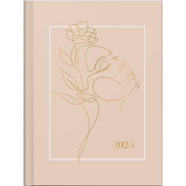 Taschenkalender Premium Young Line Mini A6 1 Woche/2 Seiten Papier One Line 2026