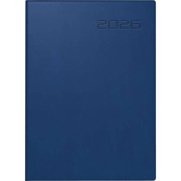 Taschenkalender Technik III 10x14cm 1 Tag/Seite Kunstleder dunkelblau 2026