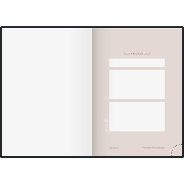 Wochenkalender Young Line 1 Woche/2 Seiten Leinen-Einband Wild Flowers mint 2026