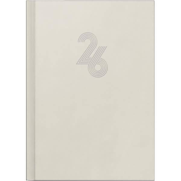 Buchkalender Chefplaner 14,5x20,6cm 1 Tag/Seite Compass Kunstleder Plan Your Year schwarz 2026
