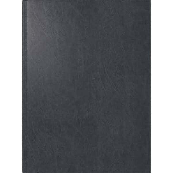 Buchkalender Mentor 14,8x20,8cm 1 Tag/Seite Kunststoff schwarz 2026
