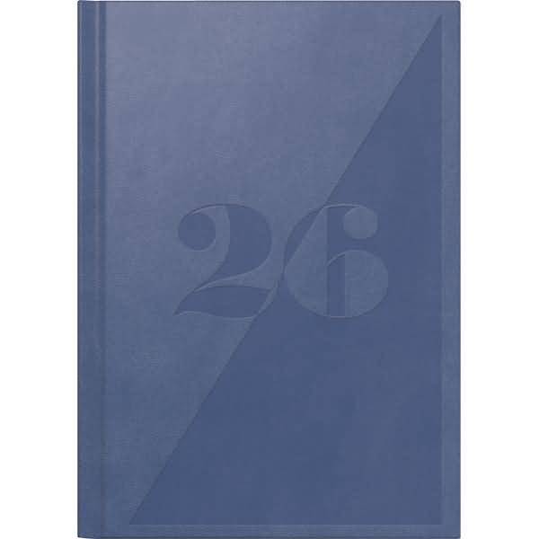 Buchkalender Mentor 14,8x20,8cm 1 Tag/Seite Kunstleder lavendel 2026