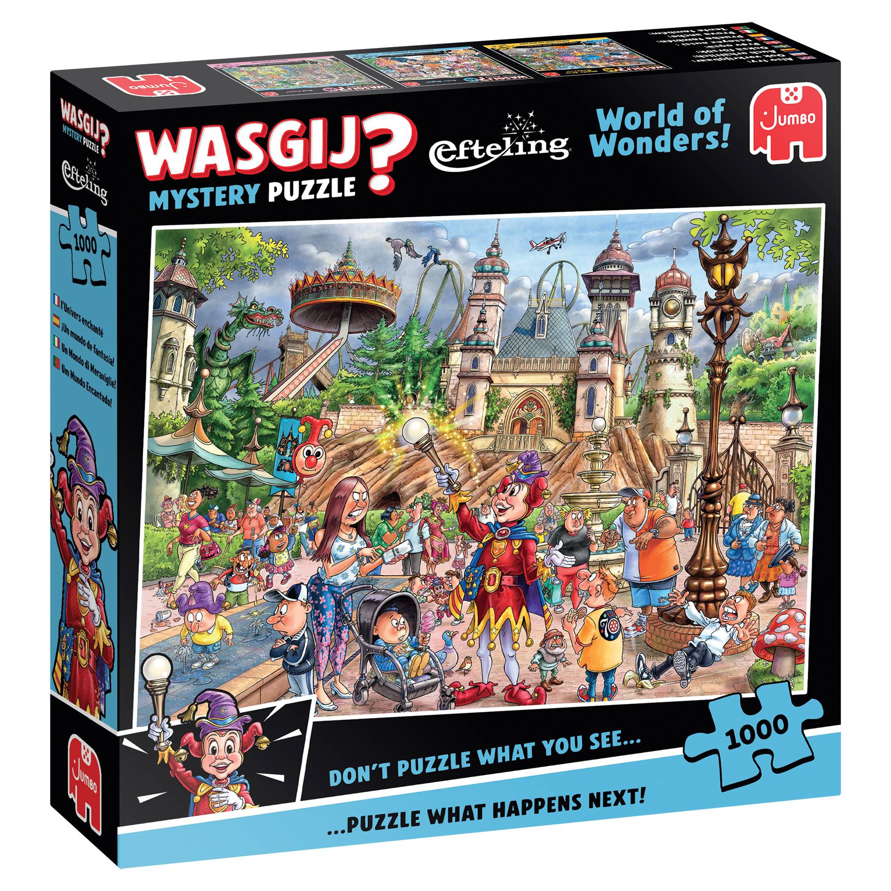 Wasgij Mystery Efteling, Welt voller Wunder , 1000 Teile Puzzle