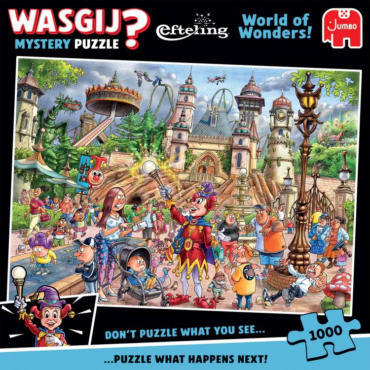 Wasgij Mystery Efteling, Welt voller Wunder , 1000 Teile Puzzle