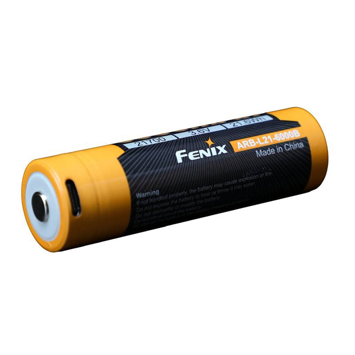 Fenix ARB-L21-6000B 21700 3,6V - Li-Ion Akku 6000mAh mit USB-Anschluss