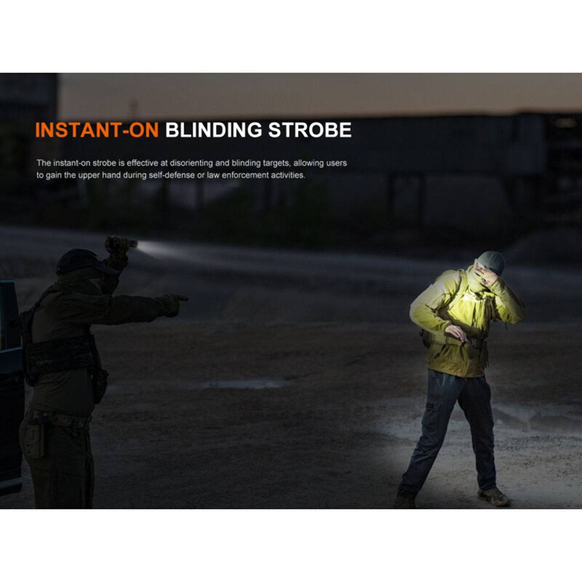 Fenix TK17 Taktische Polizei LED-Taschenlampe 3600 Lumen - Schwarz