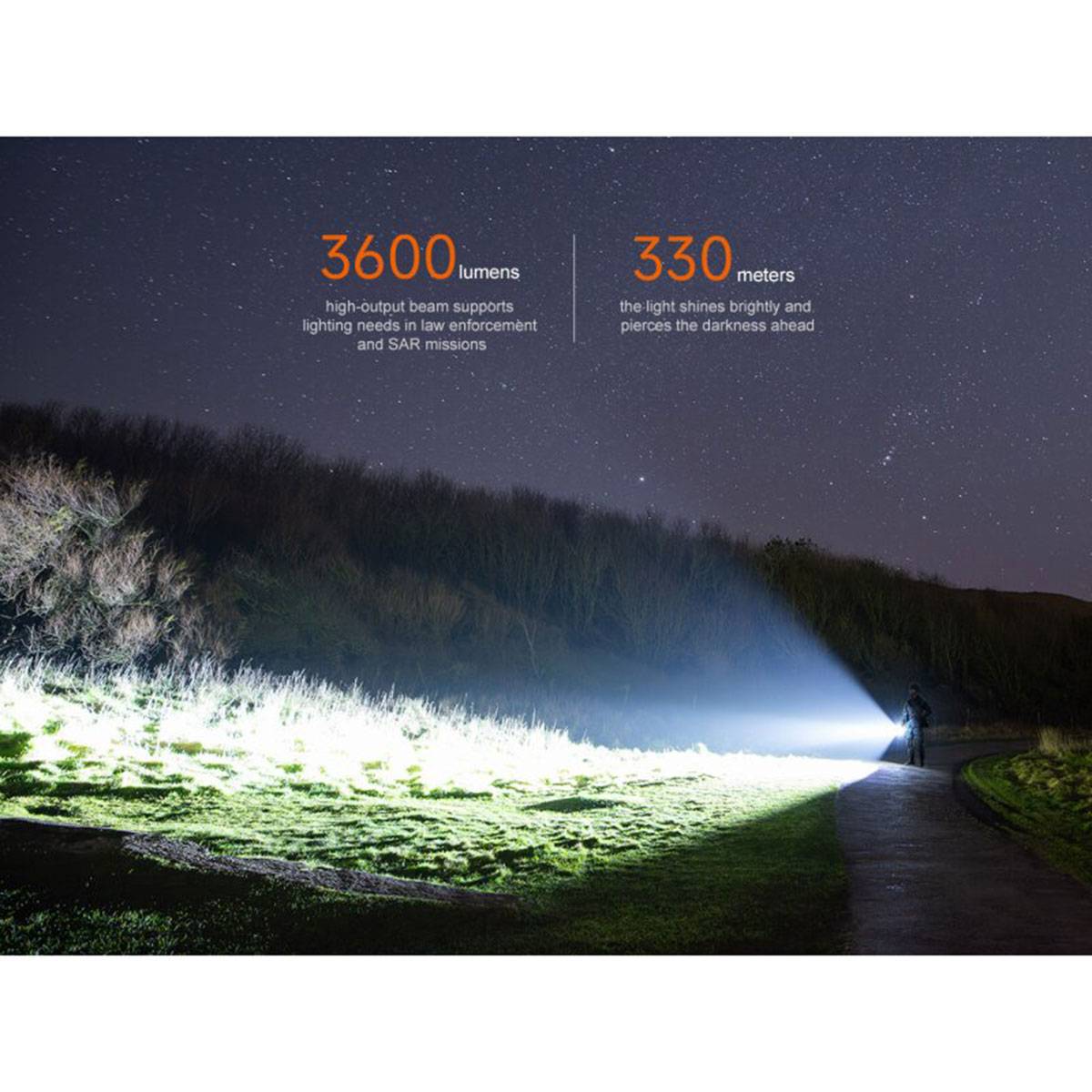 Fenix TK17 3600 Lumen - Taktische LED Taschenlampe