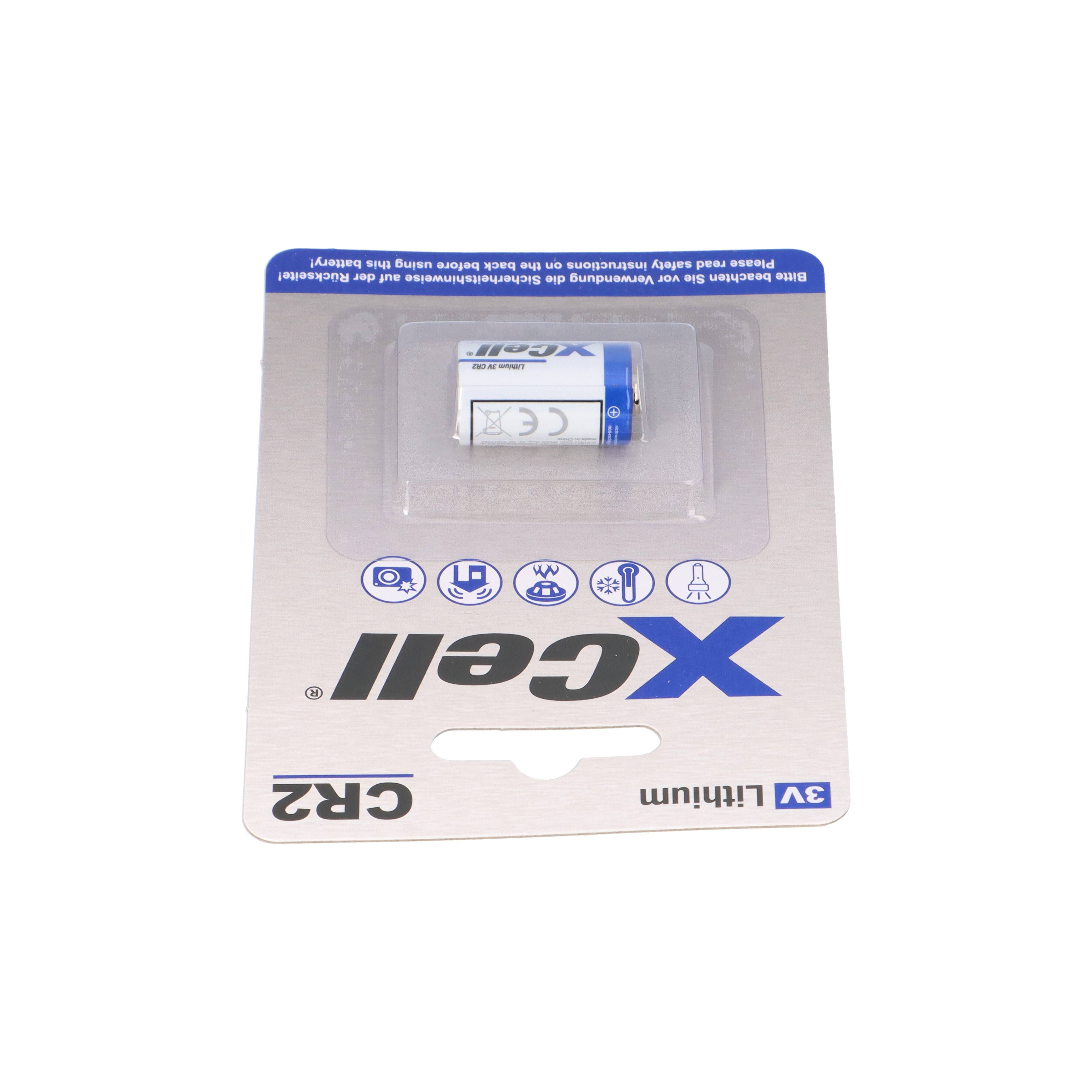 10x XCell CR2 Lithium-Batterie 3V – 900mAh Spezialzelle
