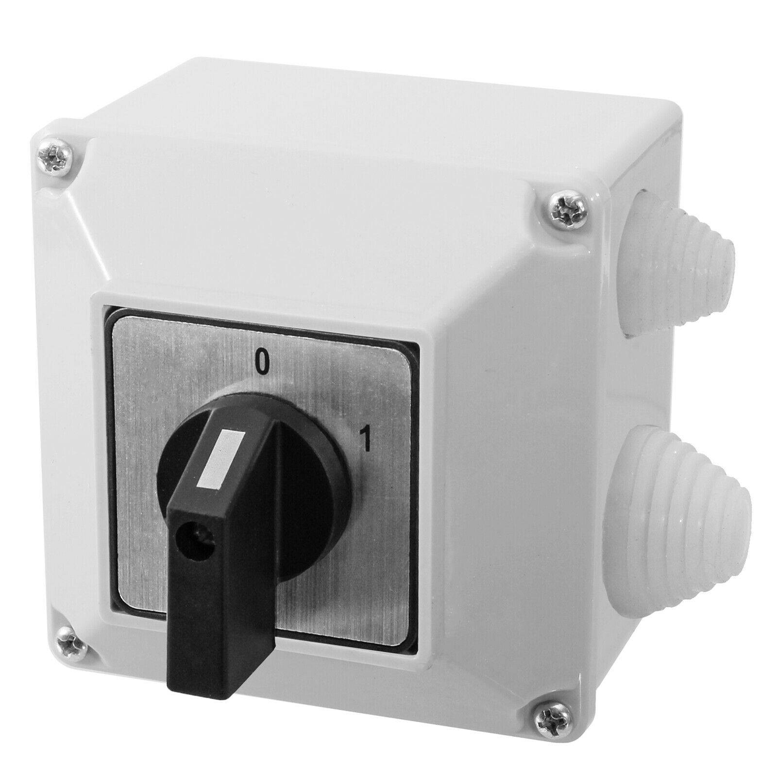 Schaltergehäuse für Hauptschalter Nockenschalter Drehschalter Wendeschalter