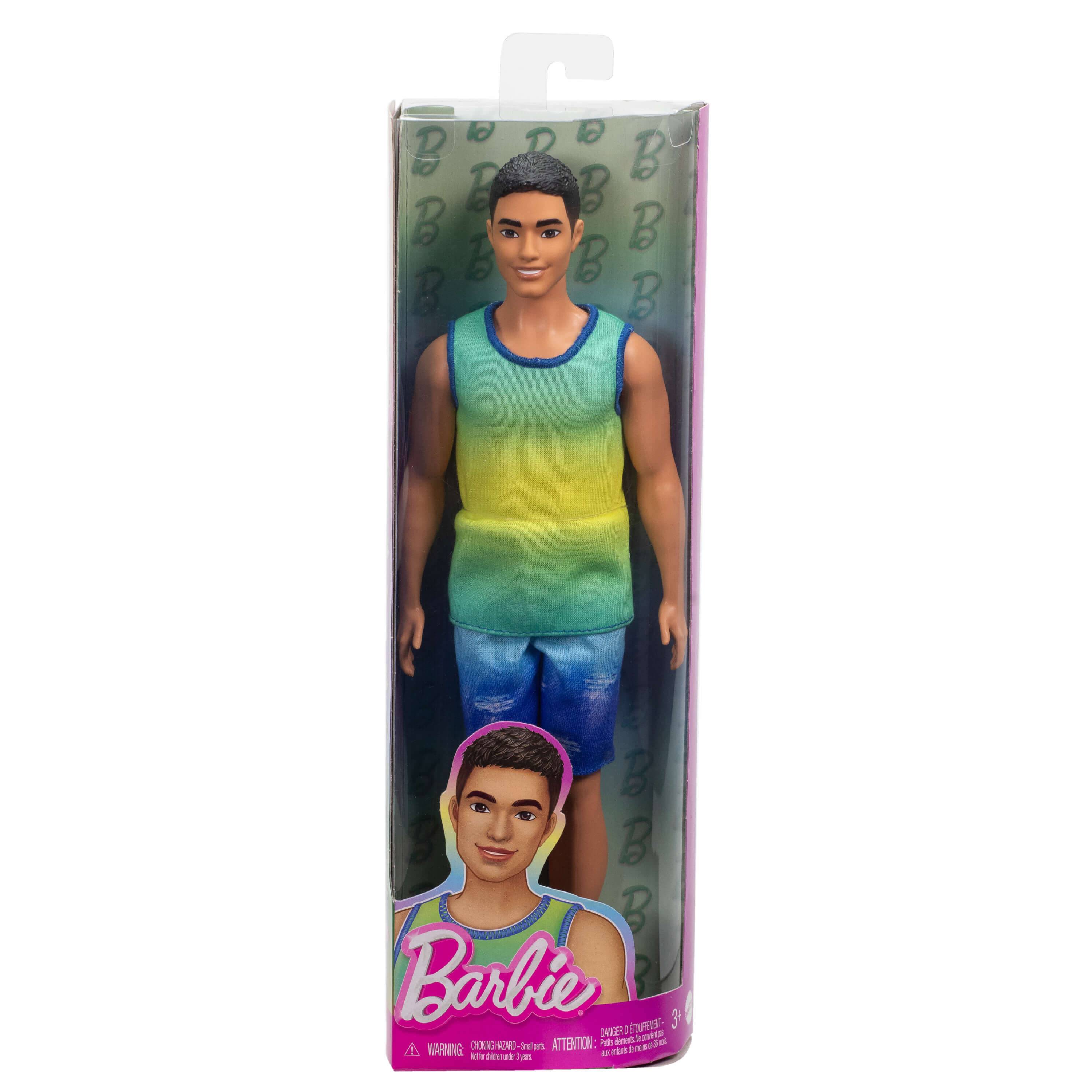 Mattel DWK44; HYV00 - Barbie Fashionista Ken-Puppe - Ombre Tank - % OS; VOL %