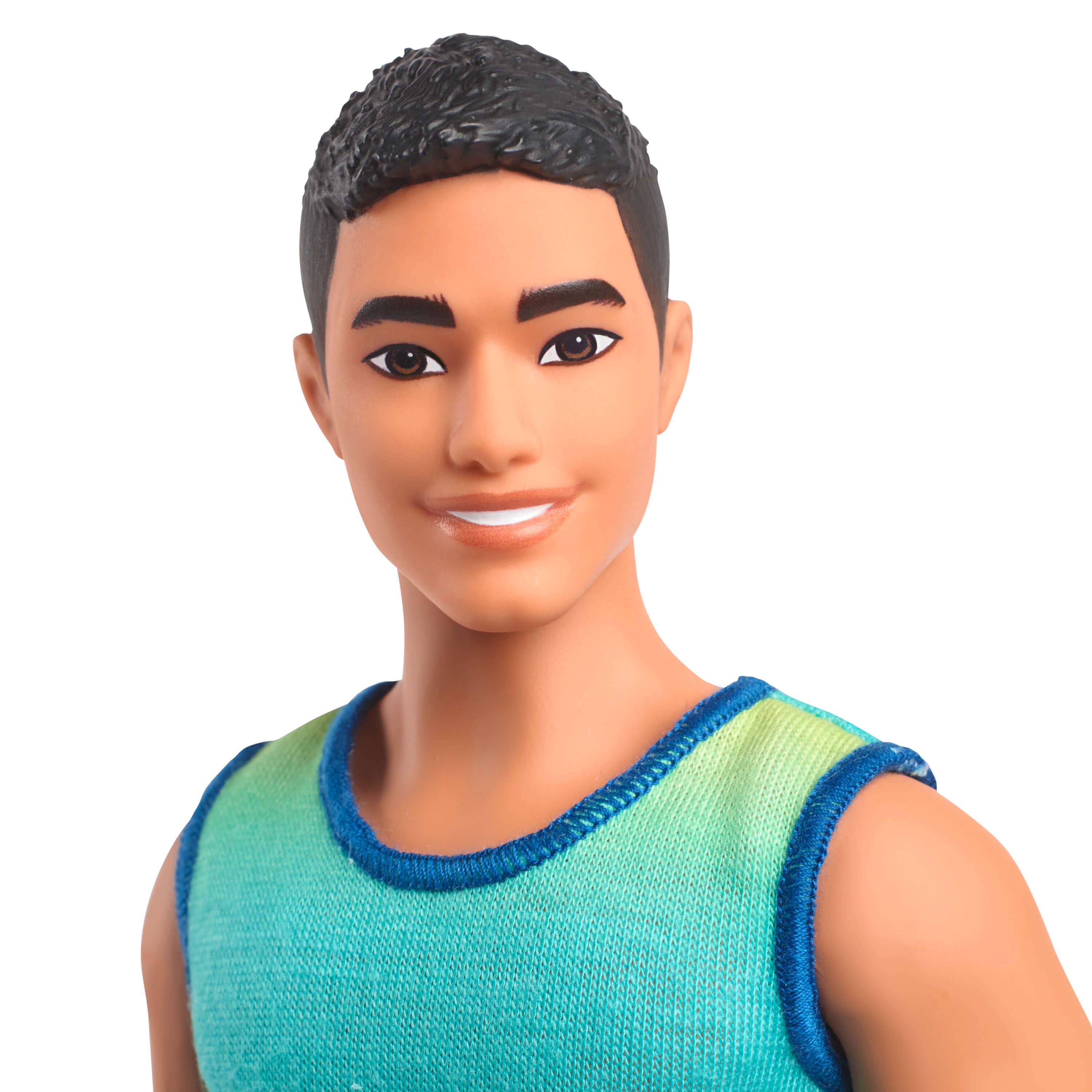 Mattel DWK44; HYV00 - Barbie Fashionista Ken-Puppe - Ombre Tank - % OS; VOL %