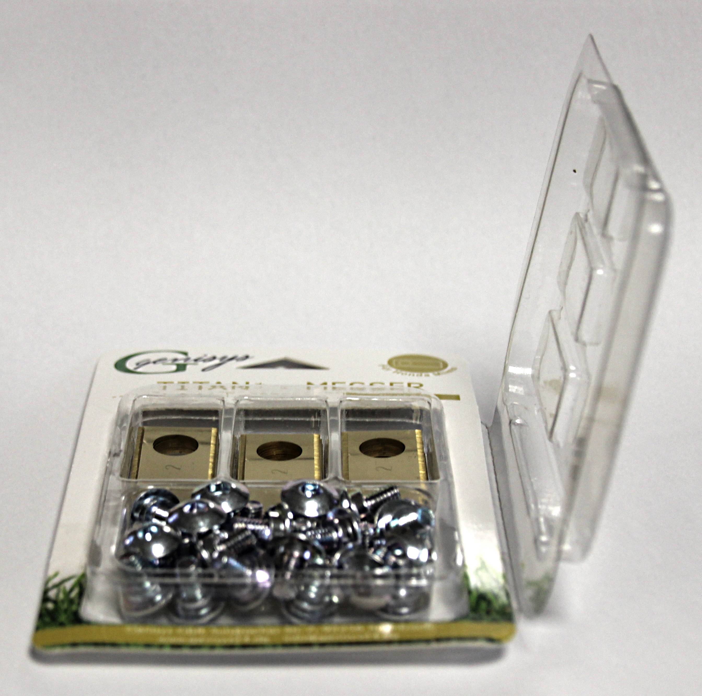 Genisys 30 Titan Ersatz Messer Klingen kompatibel mit Honda Miimo (LongLife - 0,5mm) + 30 Schrauben [DIN EN 50636 geprüft],30,Stück