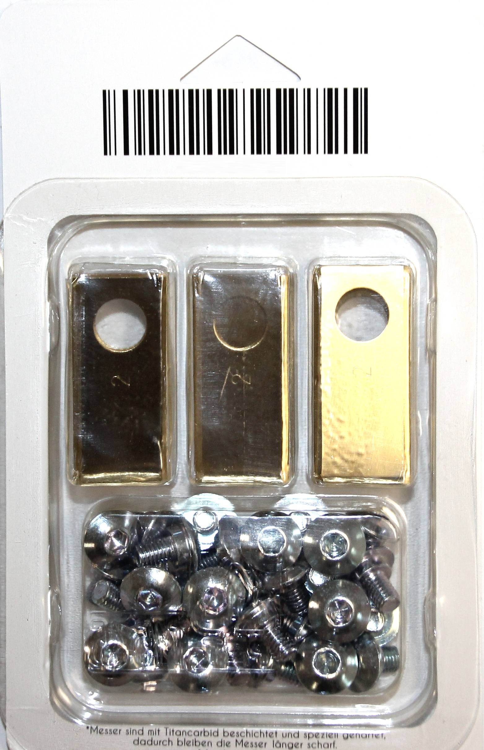 Genisys 30 Titan Ersatz Messer Klingen kompatibel mit Honda Miimo (LongLife - 0,5mm) + 30 Schrauben [DIN EN 50636 geprüft],30,Stück