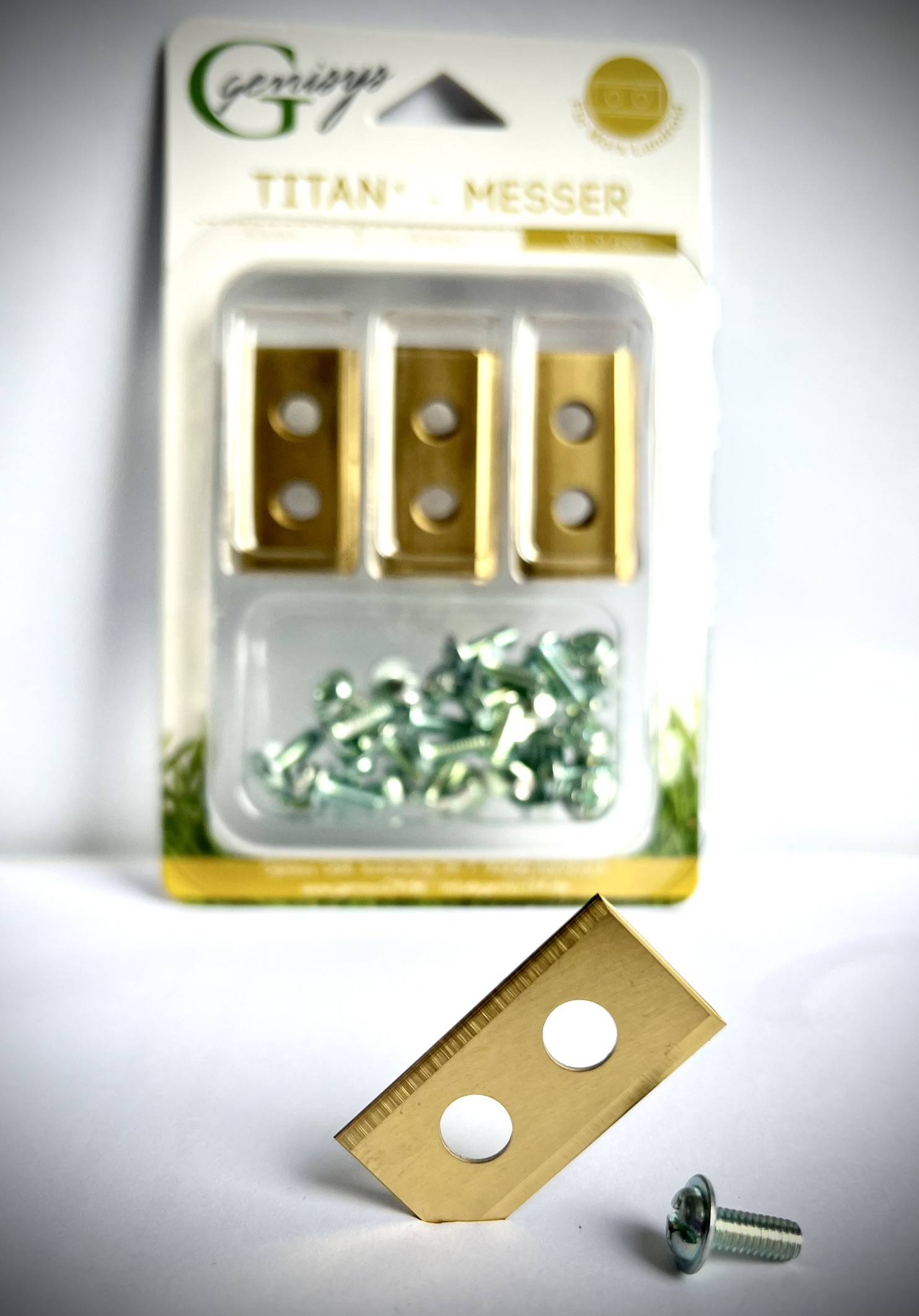 Genisys 30 Titan Ersatz Messer Klingen für ALDI Ferrex 2-LOCH,Stück