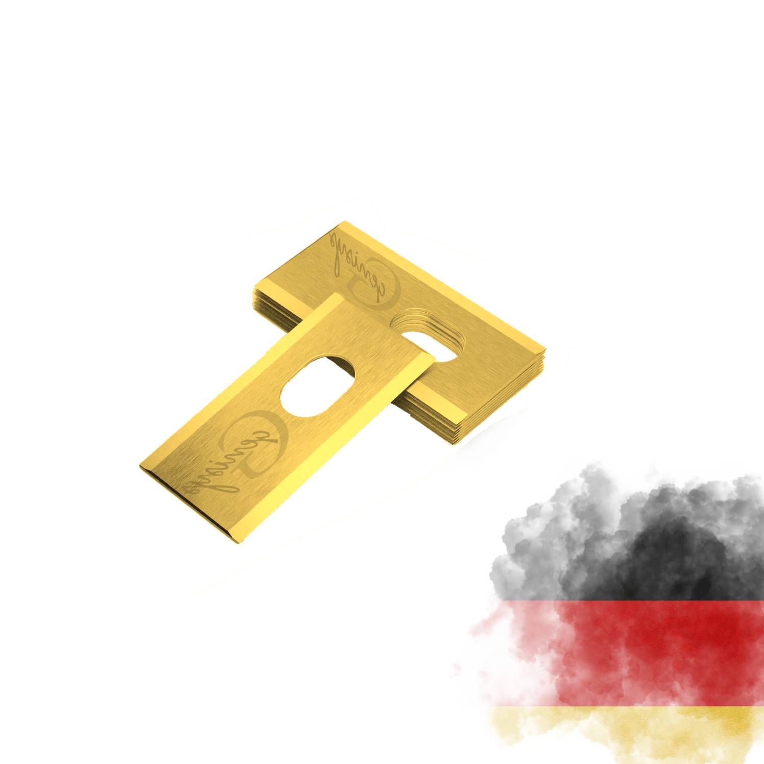 Genisys Titan Klingen kompatibel mit Dreame Mova A1 A2 Mähroboter Ersatz Messer - LongLife Edelstahl [bruchsicher DIN EN 50636 geprüft],48,Stück