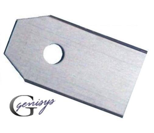 30x Ersatz Messer Klingen kompatibel für Husqvarna Automower ® / Gardena Mähroboter (0,45 mm - 1,8 g) + 30x ELOXIERTE Schrauben NEU,Stück