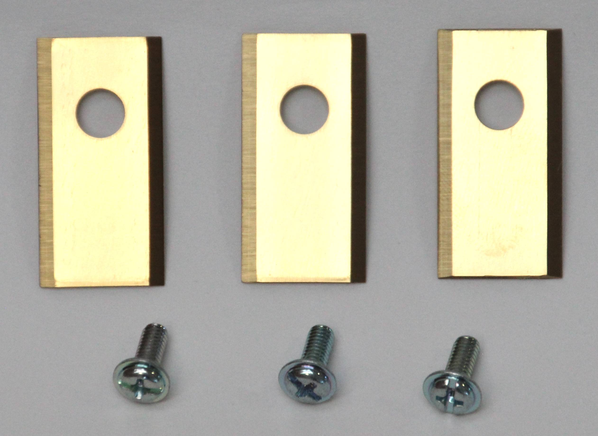 Genisys 30 Titan Ersatz Messer Klingen kompatibel mit LANDROID von WORX (1-Loch HQ - longlife - 0,9 mm) + Schrauben [DIN EN 50636 geprüft],Stück