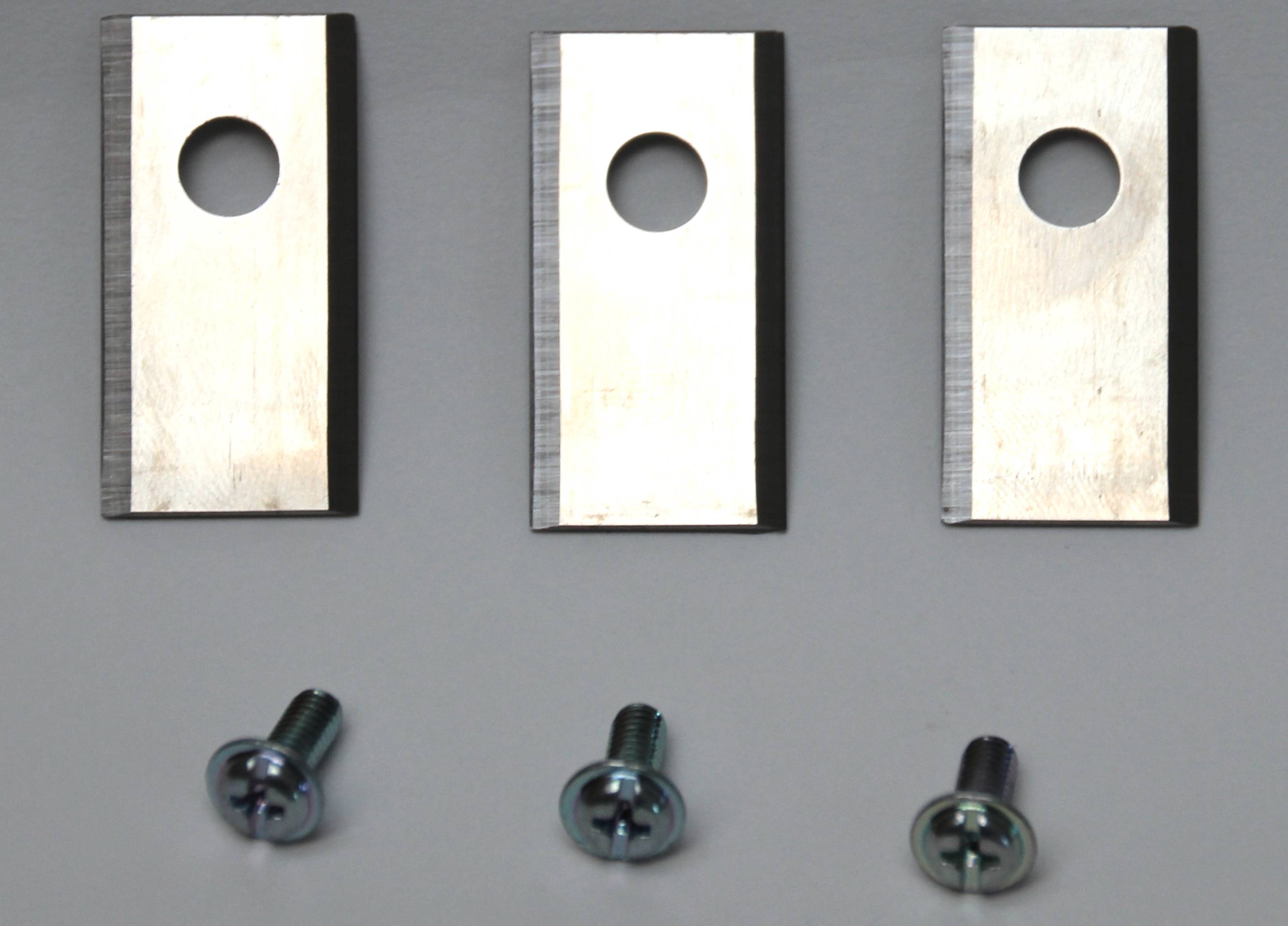 Genisys 30 Ersatz Messer Klingen kompatibel mit LANDROID von WORX (1-Loch - HQ - longlife - 0,9 mm) + Schrauben [DIN EN 50636 geprüft],Stück