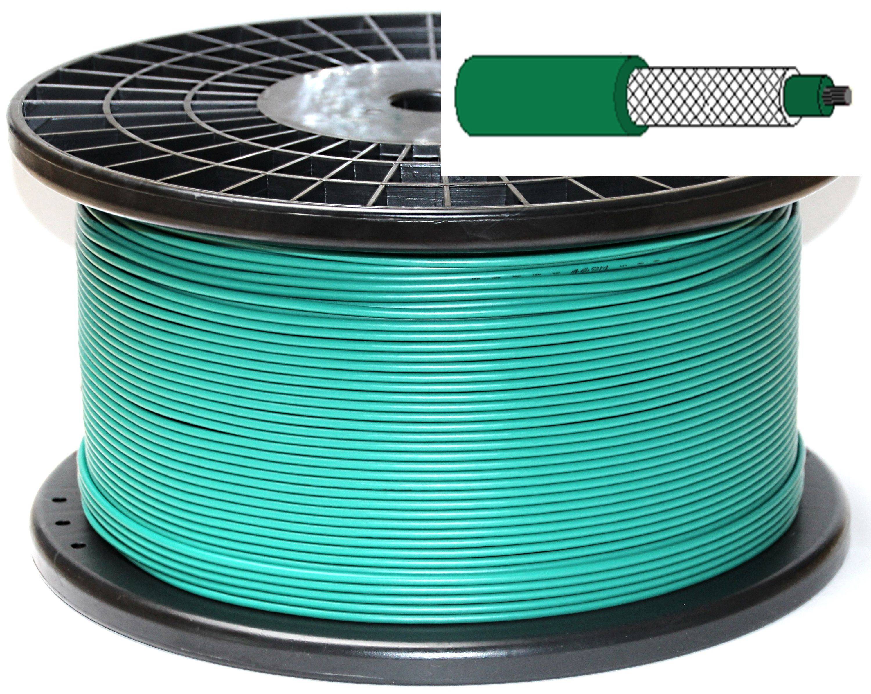 Sicherheits Kabel kompatibel mit LandXcape LX + XTREME SAFE-PROTECTION Ummantelung - Mähroboter Begrenzung Schutz Draht - Kabelrolle - Ø3,8mm - HQ,2