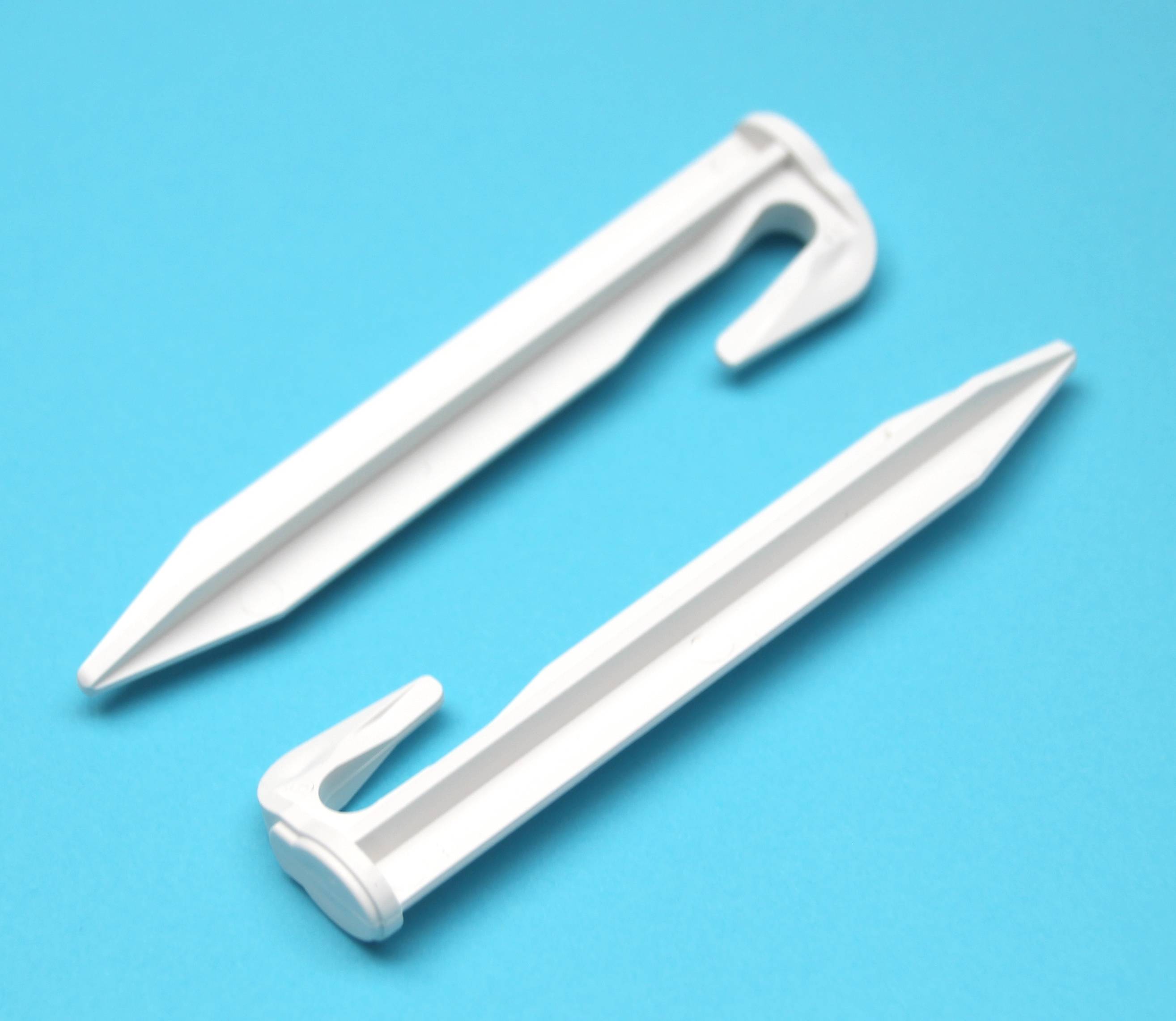 BIO Haken Erdnägel für Mähroboter Kabel - Ökologische Heringe Draht-Befestigung Erd-anker - kompatibel mit Gardena, Husqvarna, Worx, Robomow, Yard